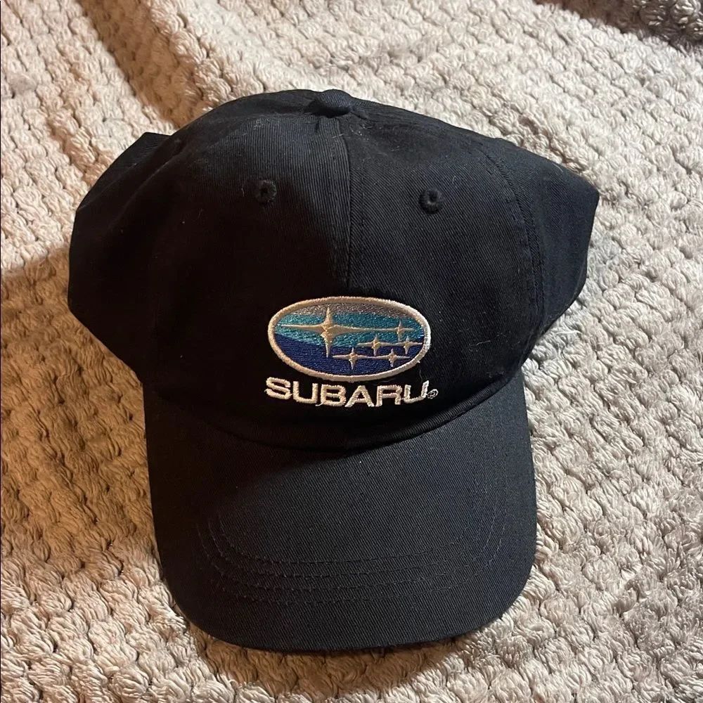 Subaru Black Baseball Cap